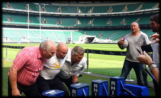 Jeff Probyn Brian Moore Jason Leonard Dewi Morris